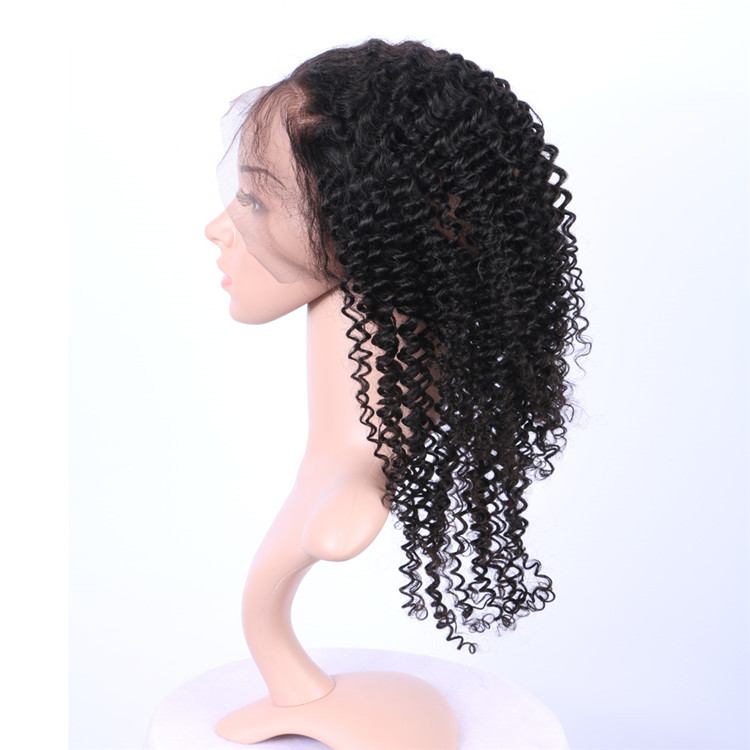 360 lace band with baby hair, 360 lace frontal closure with hair bundles QM052